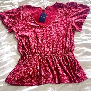 NWT Lucky Brand Top Blouse Orig $44